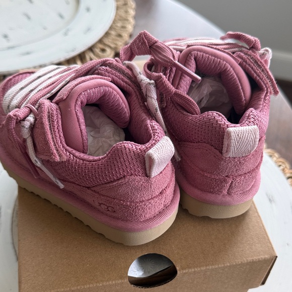 UGG Kids Sneakers in Pink and Cream - Picture 3 of 5